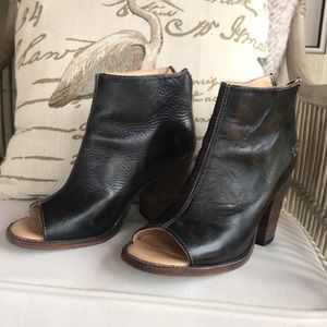 Bed Stu Peep Toe Bootie